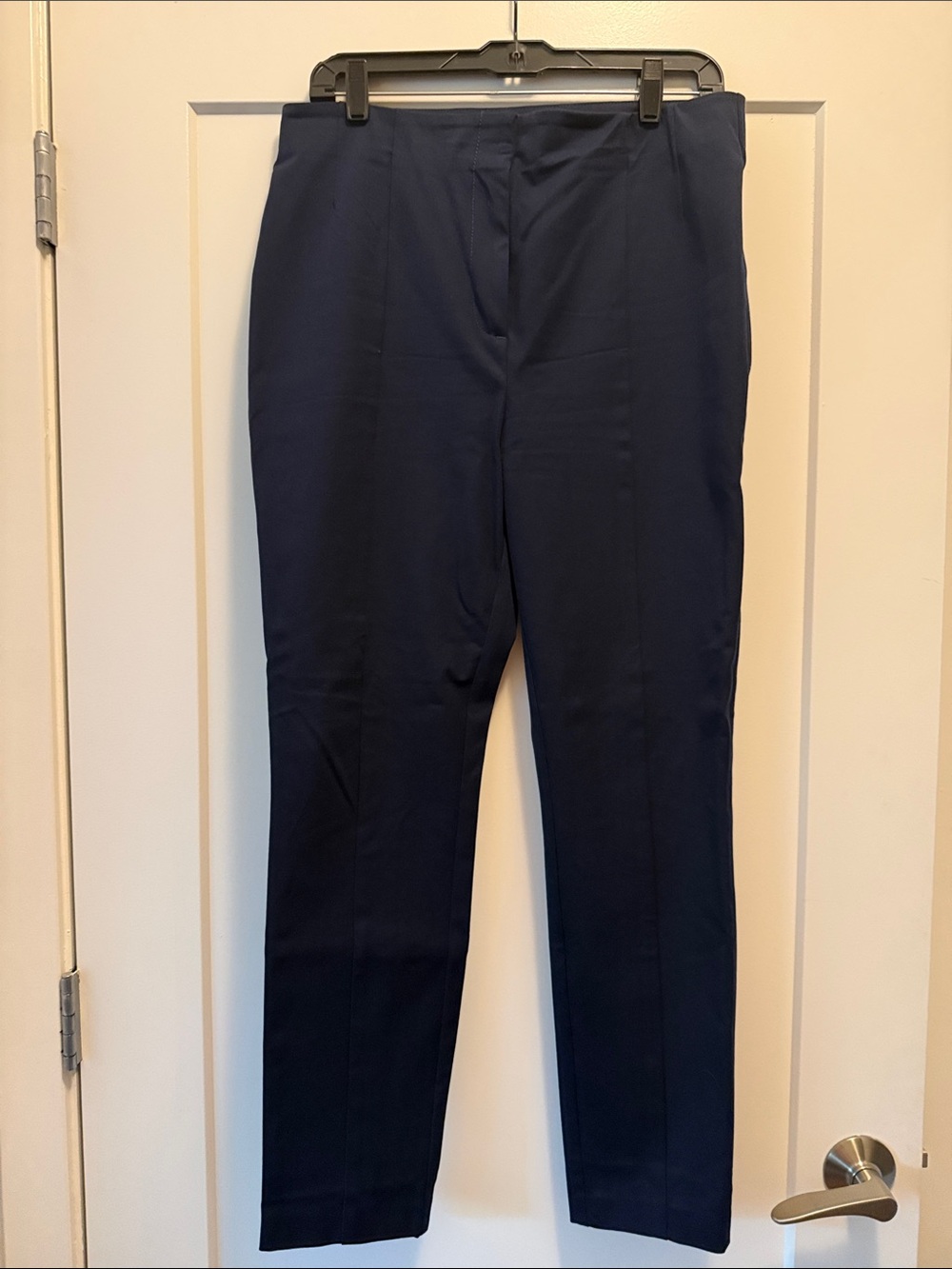 LOFT Navy Straight-Leg Dress Pants